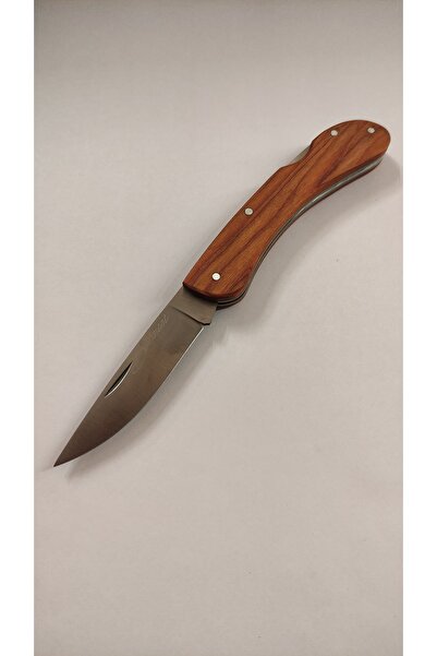 Sürmene El Yapımı Çakı Bıçağı Emniyetli Ahşap Sap (KILIF HEDİYELİ)