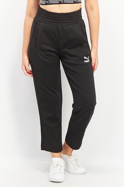 Puma Women Sportwear Fit Embroidered Logo Sweatpants, Black