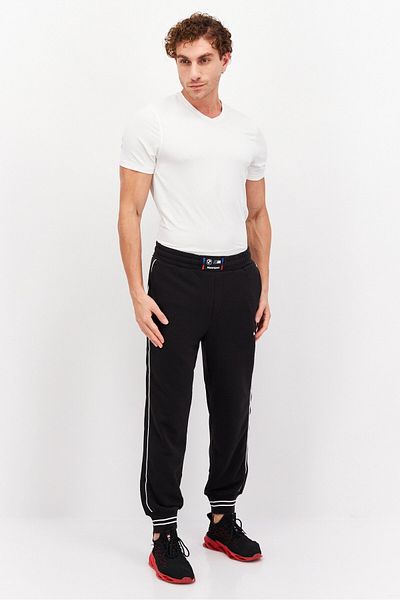 Puma x BMW Motorsport Men Sportswear Fit Embroidered Logo Outdoor Sweatpants, Black