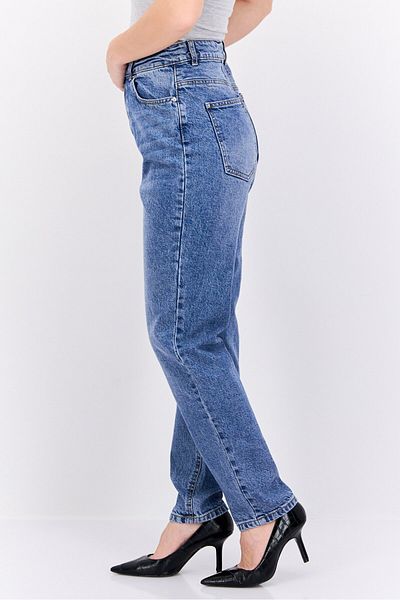 Sinsay Women Slim Fit High Waist Stretchable Denim Jeans, Blue