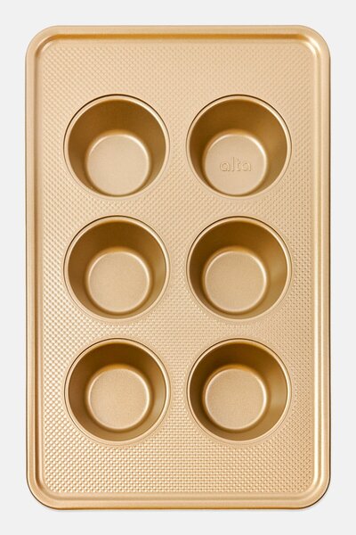 Alta 6 Cup Muffin Pan, Rose Gold