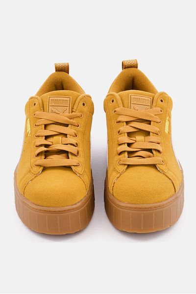 Puma Women Mayze Wedge Suede Shoes, Desert Tan