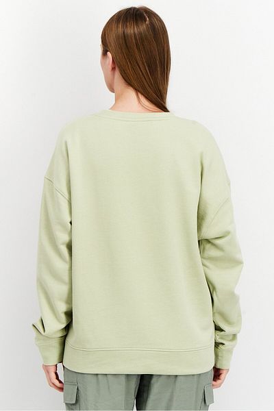 NAH/ Studio Women Crew Neck Graphic Sweater, Light Green