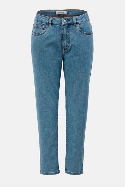 Tchibo Women Modern Fit Washed Stretchable Denim Jeans, Light Blue