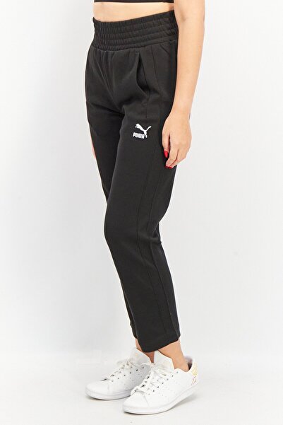Puma Women Sportwear Fit Embroidered Logo Sweatpants, Black
