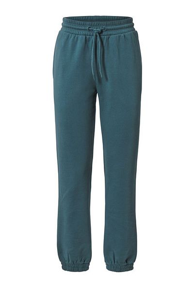 Tchibo Women Regular Fit Side Pocket Jogger Pants, Teal Green