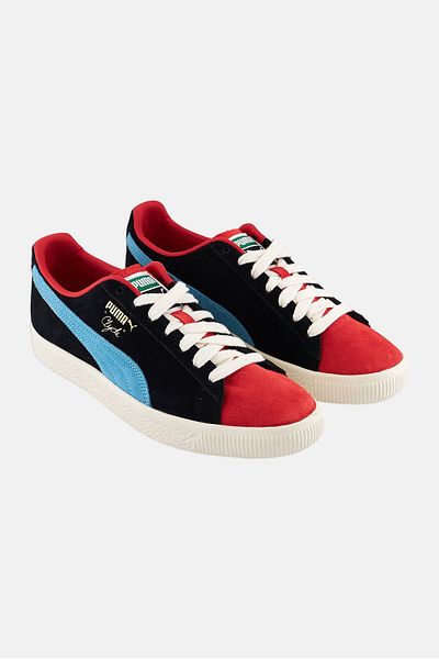 Puma Men Clyde Lace Up Outdoor Shoes, Multicolor