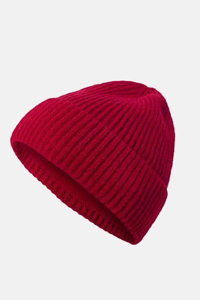 Tchibo Women Knitted Bennie, Maroon