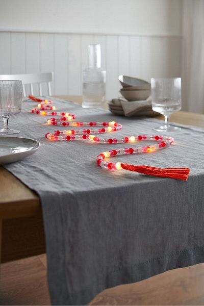Tchibo Led Fairy Light Chain, Pink
