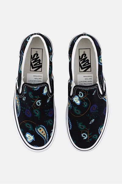 Vans Women Classic Slip On Shoes, Black