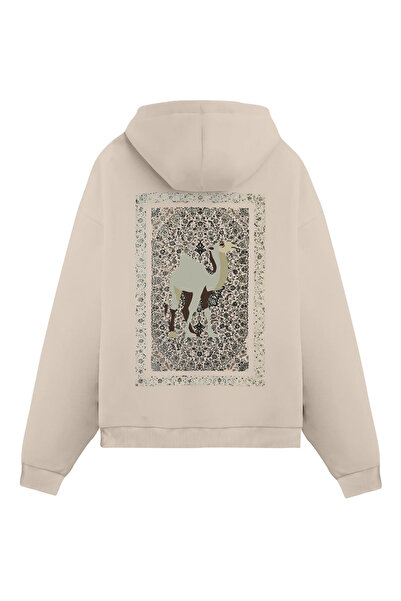 Mounte Bianca Unisex Cammello - Obična majica sa kapuljačom