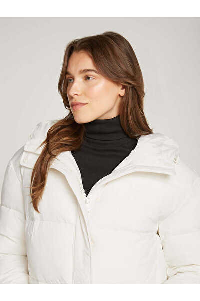 Calvin Klein LOGO SHORT HOODED PUFFER