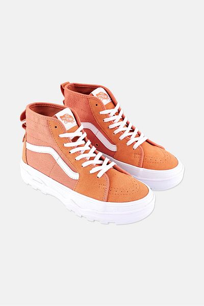 Vans Women Sentry Sk8-hi Skate Shoes, Peach