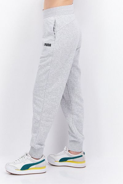 Puma Women Sportswear Fit Brand Logo Outdoor Sweatpants, Grey