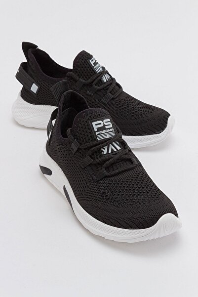 Ccway Трикотажні дитячі спортивні черевики 31-35 ЧОРНИЙ БІЛИЙ