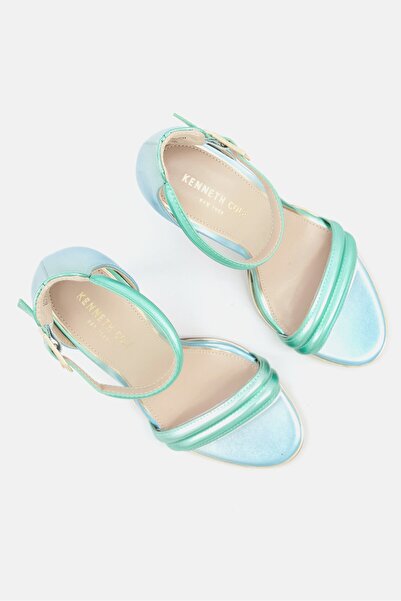 Kenneth Cole Women Medium Brooke Adjustable Sandals, Turquoise