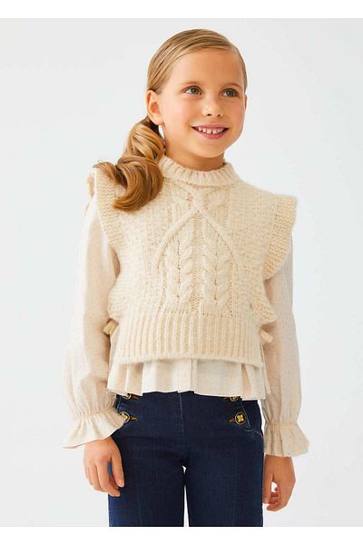 MAYORAL Aabel&lula Girl's Knitted Vest 5824
