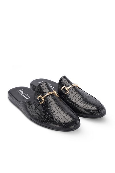 Evojean Μαύρο Comfortable Home Bundle Παντόφλες Groom Ανδρικές Παντόφλες