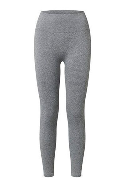 Tchibo Women Sportswear Fit Training Tights, Heather Grey