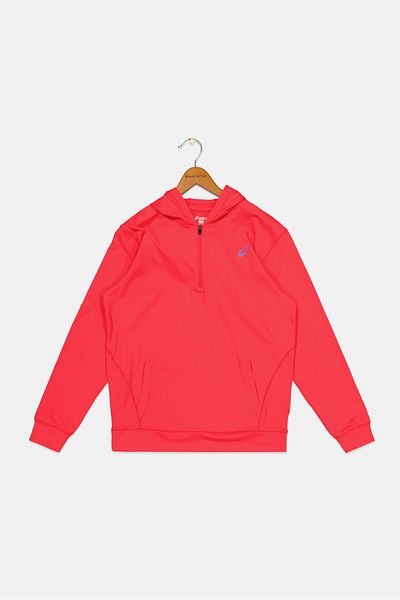 Asics Kids Boy Sportswear Fit Long Sleeves Running Hoodie, Pink