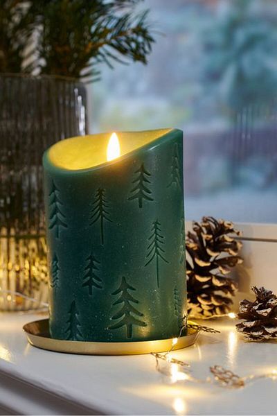 Tchibo Led Real Wax Candle, Green