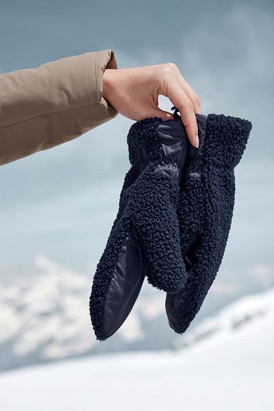 Tchibo Women 1 Pair Mittens, Navy Blue