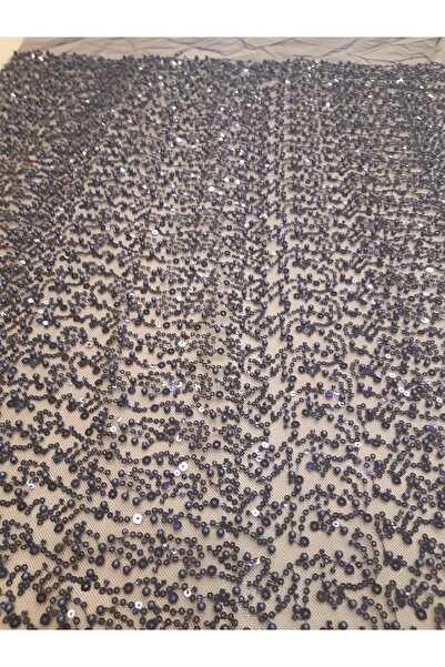 Safir Kumaş Aplik Olarak 40 45 cm Genişliğinde  İşlemeli Danteller