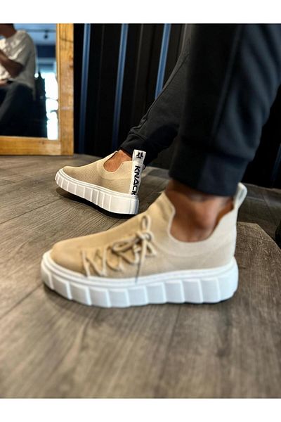 Knack High Sole Casual Shoes 1025 Mink