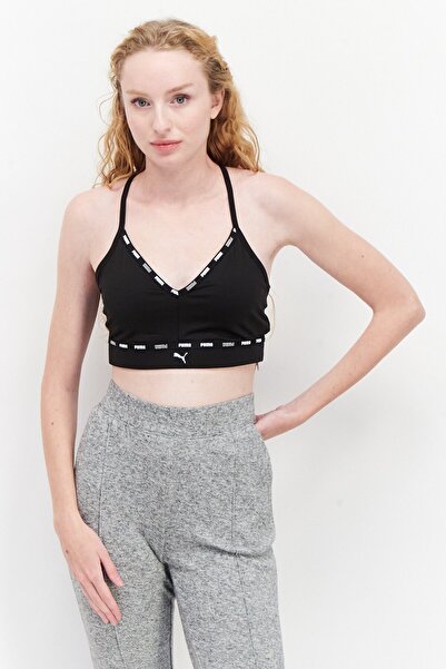 Puma Women Sportswear Fit Non Padded Training Sport Bra, Black