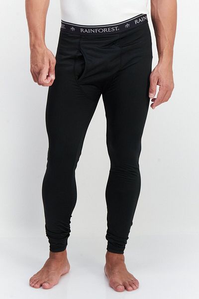Rainforest Men Brand Logo Underpants, Black