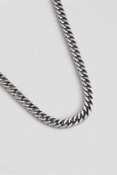 So CHIC... Knitted Model Steel Men's Necklace
