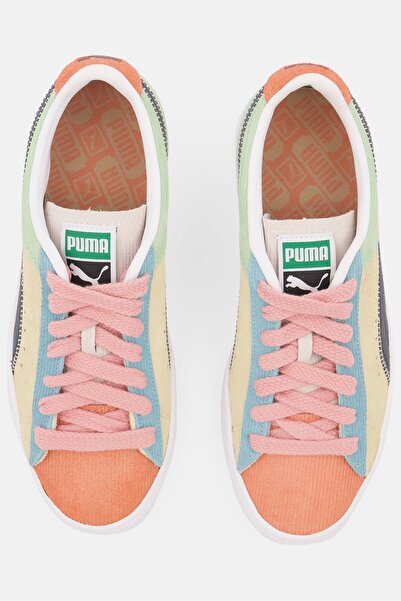 Puma Kids Boy Lace Up Suede VTG Sport Shoes, Beige