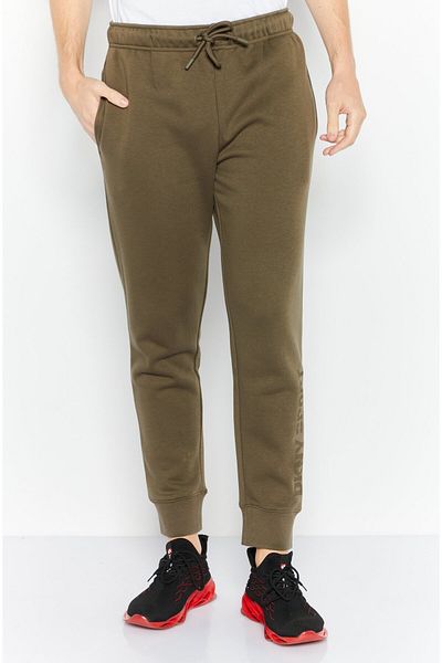 DKNY Sport Men Sportswear Fit Training Pants, Olive