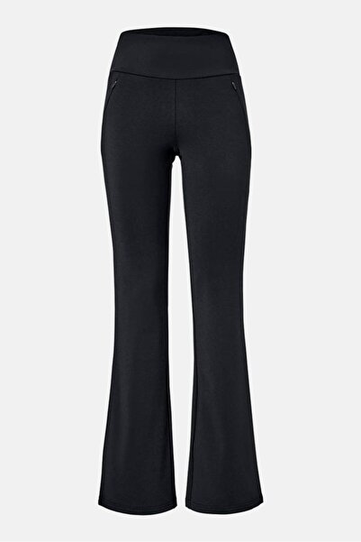 Tchibo Women Plain Wide Leg Pants, Black