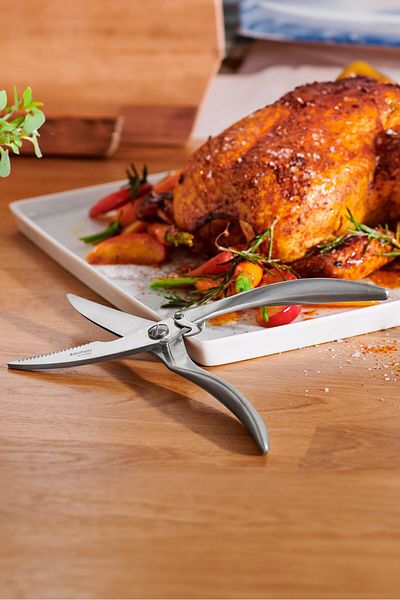 Tchibo Stainless Steel Poultry Shears, Silver