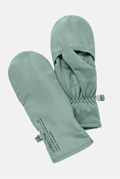 Tchibo Men 1 Pair Folding Running Gloves, Slate Green