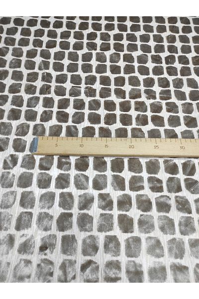 Evcimenhome ΝΕΟ προϊόν Παχύ Βελούδινο Ύφασμα 115cmx230cm Leorenk: μπεζ-κρεμ