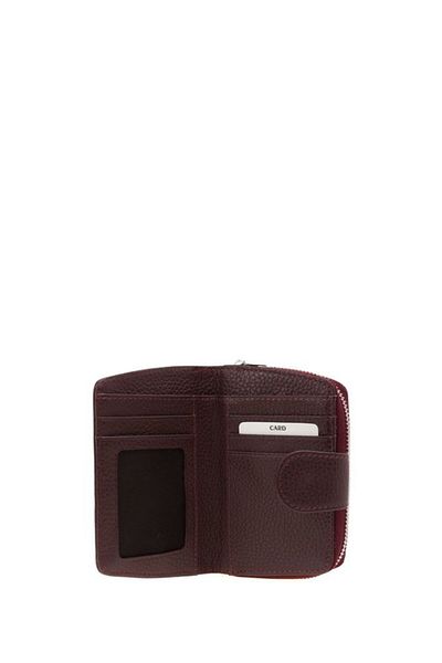 Bilik Deri Claret Red Rölax Leather Women's Wallet Bsh 3680