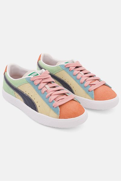 Puma Kids Boy Lace Up Suede VTG Sport Shoes, Beige