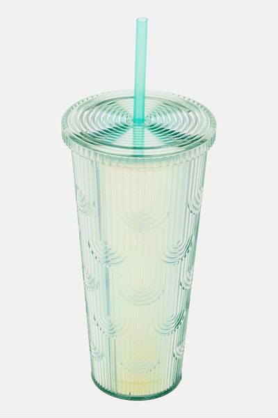 Vessel Mermaid Tumbler With Lid Straw 710ml, Green