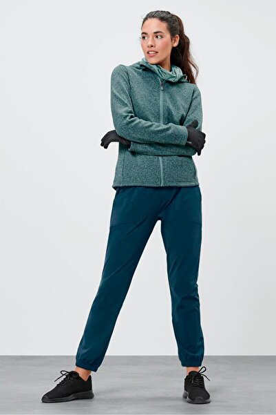 Tchibo Women Regular Fit Solid Jogger Pants, Blue