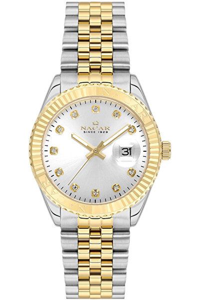 Nacar NC33-398351-CSMS ساعة يد نسائية معدنية