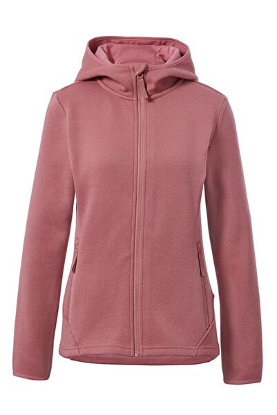 Tchibo Women Zip Up Knitted Fleece Sweatshirts, Rose
