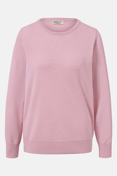 Tchibo Women Knitted Long Sleeves Sweatshirt, Purple