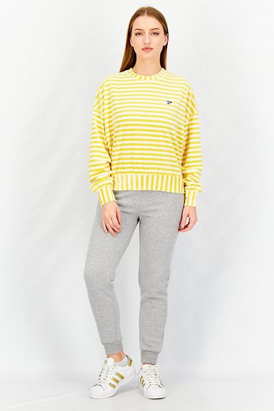 Puma Women Relaxed Fit Long Sleeve Training Sweatshirt, Yellow