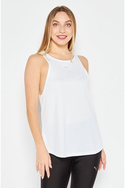 Puma Women Sportswear Fit Sleeveless Training Top, White