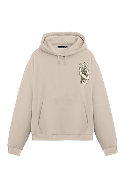 Mounte Bianca Unisex CigaMounte - Obična majica sa kapuljačom