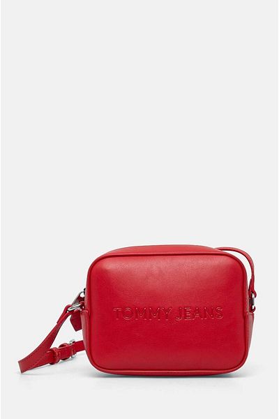 Tommy Hilfiger Women's Embossed Logo Red Strap Bag