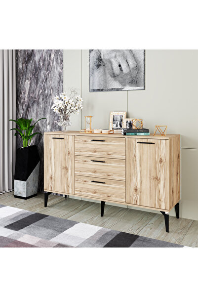 Kalender Dekor Almata Çok Amaçlı Dolap, Modern Konsol, Mutfak Dolabı, Şifonye...