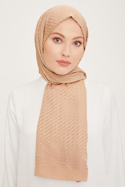 Armine Trend Diamond Shawl - 1 - Latte 4662
